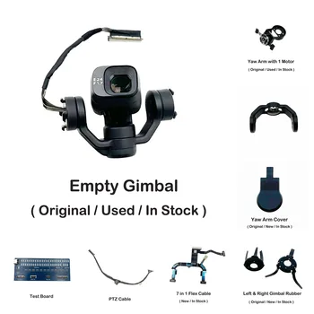 Parti di riparazione della fotocamera con giunto cardanico per DJI MINI 3 PRO Rotolo cardanico vuoto/Coperchio del braccio della guarnizione Strumento di test del cavo PTZ in gomma del motore Borsette della fotocamera