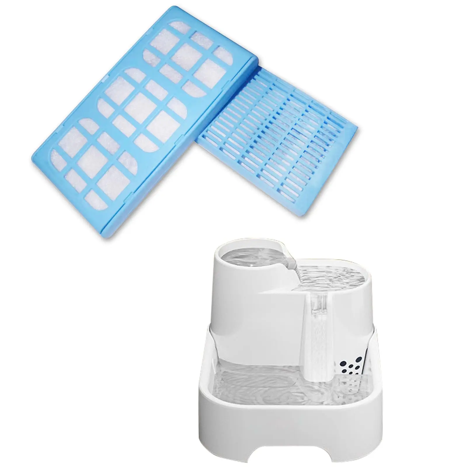 6Pcs Replacement Water Filter Cartridges Set for PET MATE Cat Mate Pet Fountains 5