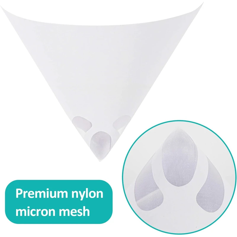 10-100 Pcs Disposable Paint Strainers Paper Cone Paint Strainer Funnel Fine Mesh Filters Conical Micron Paper Funnels Tools