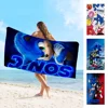 Supersonic-S-Sonic-Game Classic Movie Beach Towel Cartoon Cute Summer Kids Large Bath Pool Beach Towel Microfiber Absorbent 5