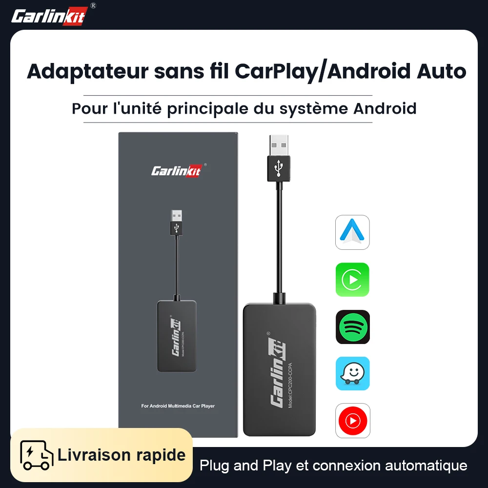 Présentation d'un adaptateur Carplay sans Fil : CarlinKit ! 