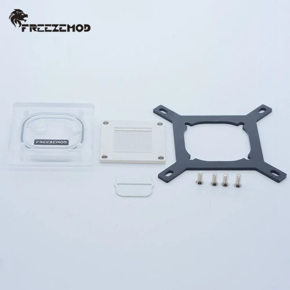 Zemod-bloco Refrigerador de Água para Intel Cpu Transperant Spray Liquid 5v 3pin Rgb Aura 115x 2011 775 1366 2066 2011 - Imagem 5