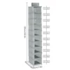 Hanging Shoe Organizer Non-woven Shoe Storage Shelf 10-Layer Foldable Hanging Shoe Rack Space Saving for Home Bedroom Closet 3