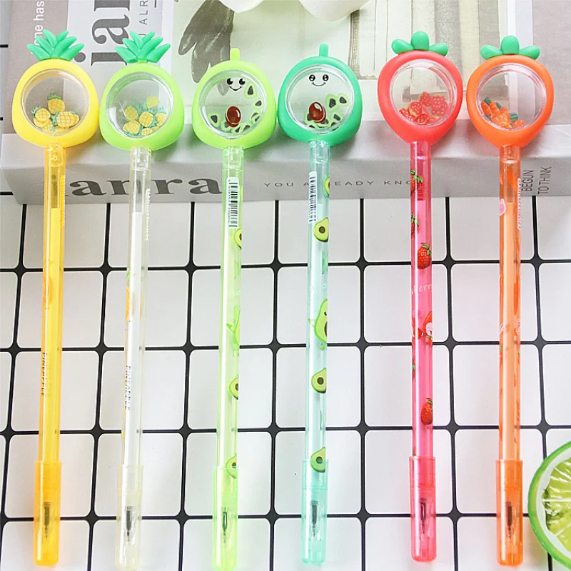 

20-50/ set of neutral pen stationery Kawaii neutral pen school office supplies creative fruit casual cute neutral pen
