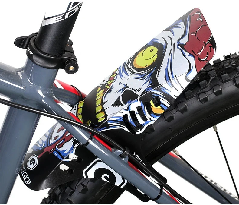 1pc Reflektierende Kotflügel MTB Fahrrad Kotflügel Geeignet für Gabel Hinterrad Kotflügel Reflektierende Schlamm Schutz Radfahren Teile – Detail 10