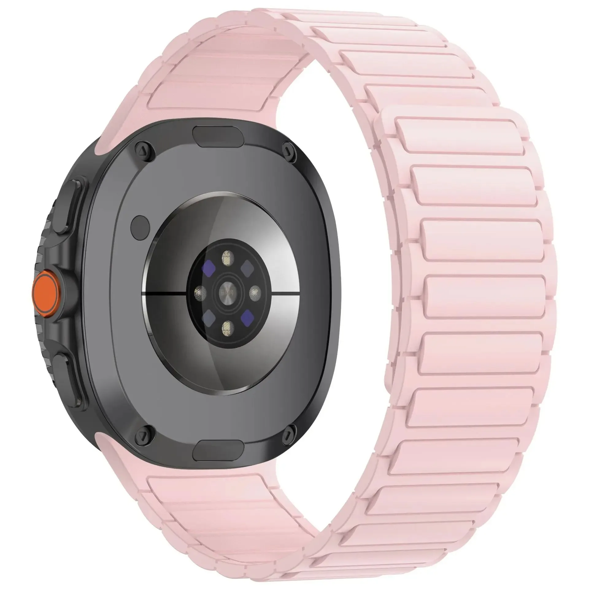 Sporty Silicone Magnetic No-Gap Wristband Strap