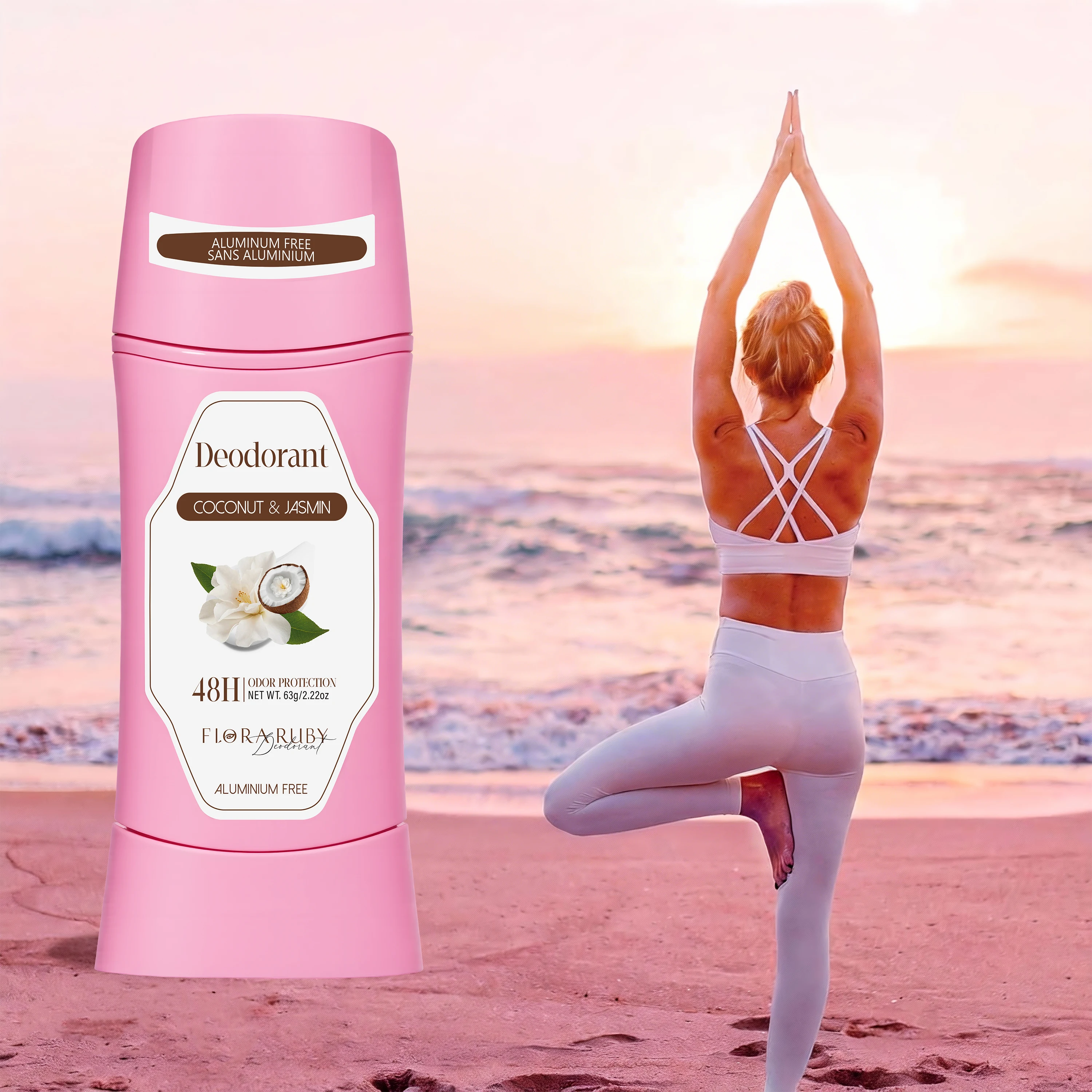 Crema deodorante per ascelle e corpo femminile, rimuove l'odore di sudore e la sudorazione a lunga durata. Cura della pelle._voghion.com