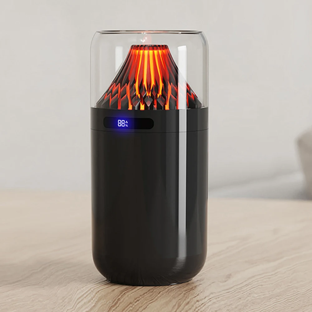 Car Mist Spray Maker with Colorful Night Light Volcano Essential Oil Diffuser Volcano Humidifier Diffuser for Car Home Office