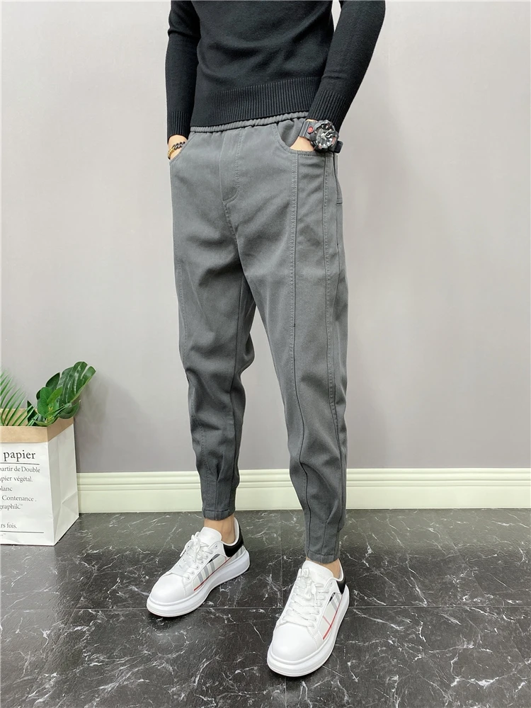 Description Picture 3 of itemSpring Autumn Stylish Japanese Streetwear Harajuku Fashion Harem Luxury Clothing Cargo Work Designer Casual Leggings Sweatpants