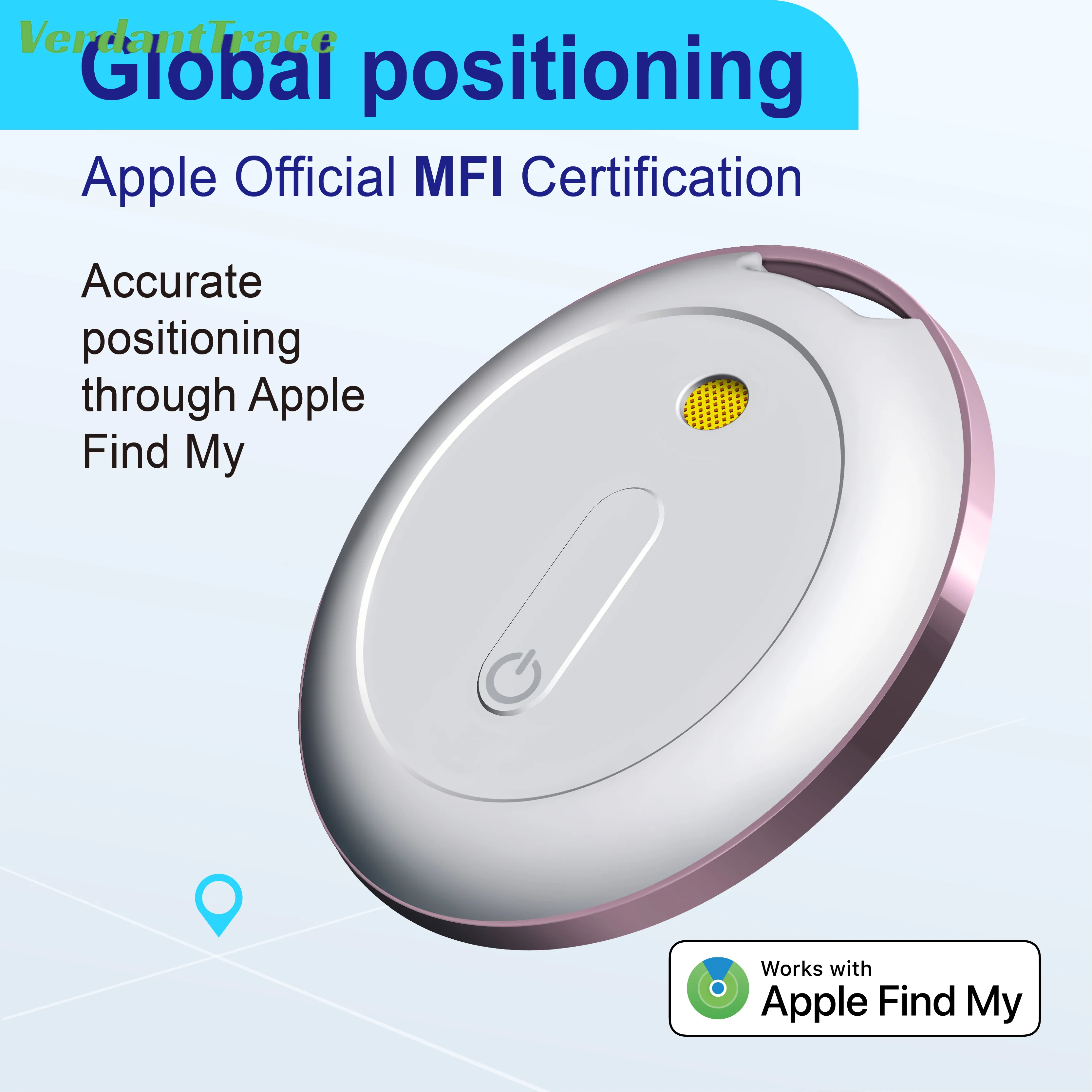 Find My Tag Mini Bluetooth GPS Tracker Anti Lose Reminder Device Key Finder Pet Dog Kid Bag Wallet Car Locator Smart IOS Android