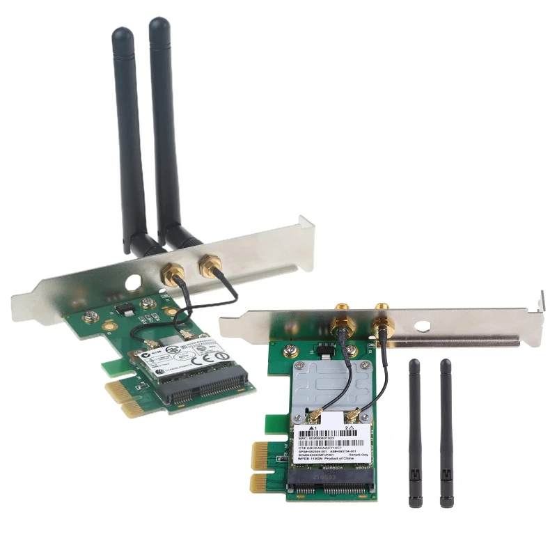 Pcie Wifi Cartão para Placa de Rede sem Fio de Banda Dupla do pc 2.4ghz e 5.8ghz para o Apoio 24bb Streaming do Jogo Bcm94325 - Imagem 4