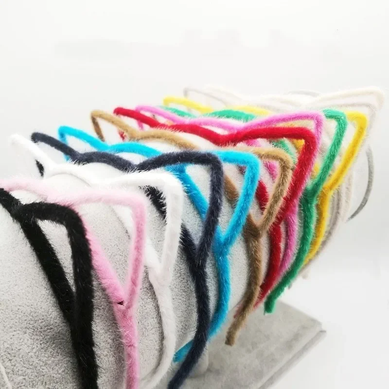 1 PCS Stylish Women Girls Cat Ears Headband Accessories Sexy Head Band Multicolor  Styling Tools Headwear