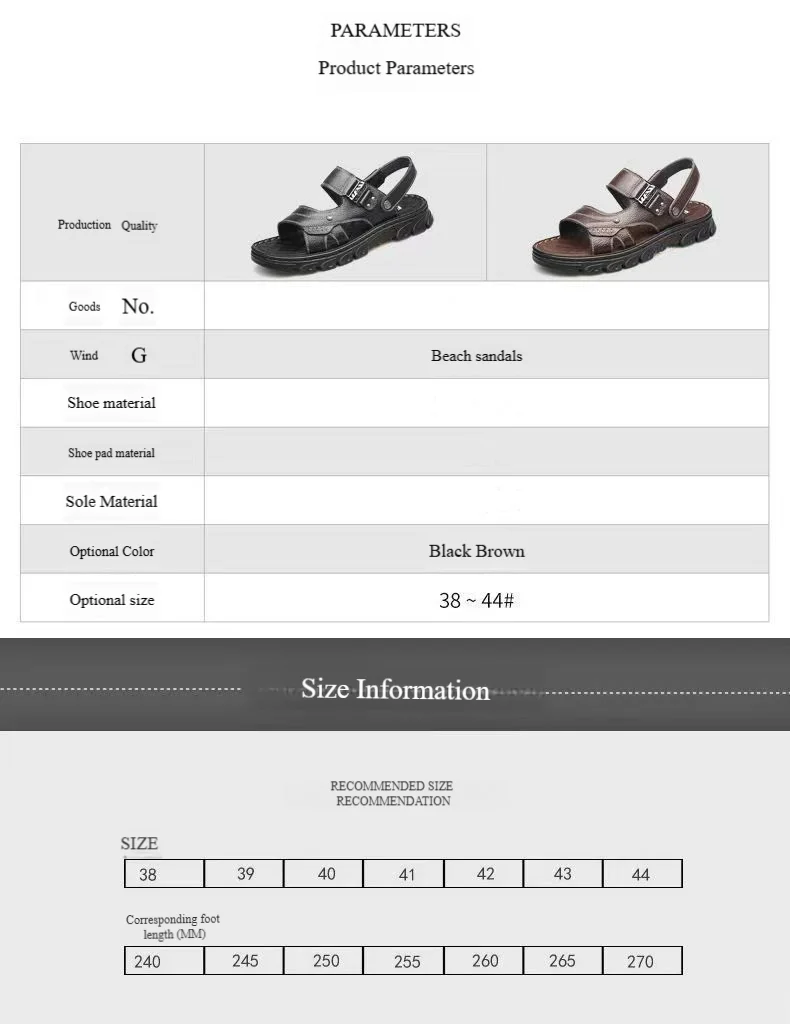 Herren-Sandalen mit 100 % weicher Sohle – wasserdichte, rutschfeste Sommer-Strandschuhe, dick gepolsterte Premium-Slides, langlebig und bequem – Detail 5