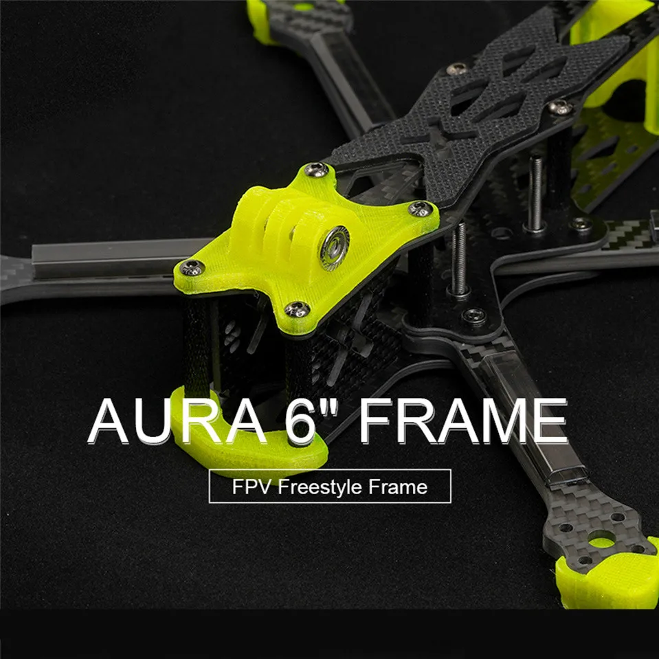 

Foxeer Aura 6inch Digital Simulation Freestyle FPV Racing Drone Frame Kit 255mm Wheelbase Toray T700 Carbon Fiber Arm Parts