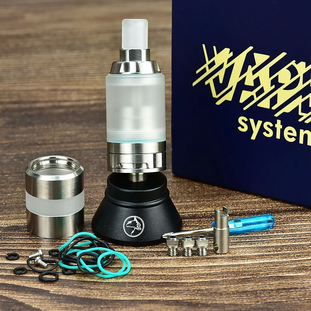 

Wolfcoolvape KA V8 Nano RTA Style 22 мм 316SS RTA MTL RTA VAPE распылитель 2,8 мл перестраиваемый бак распылитель vs ka se mtl rta