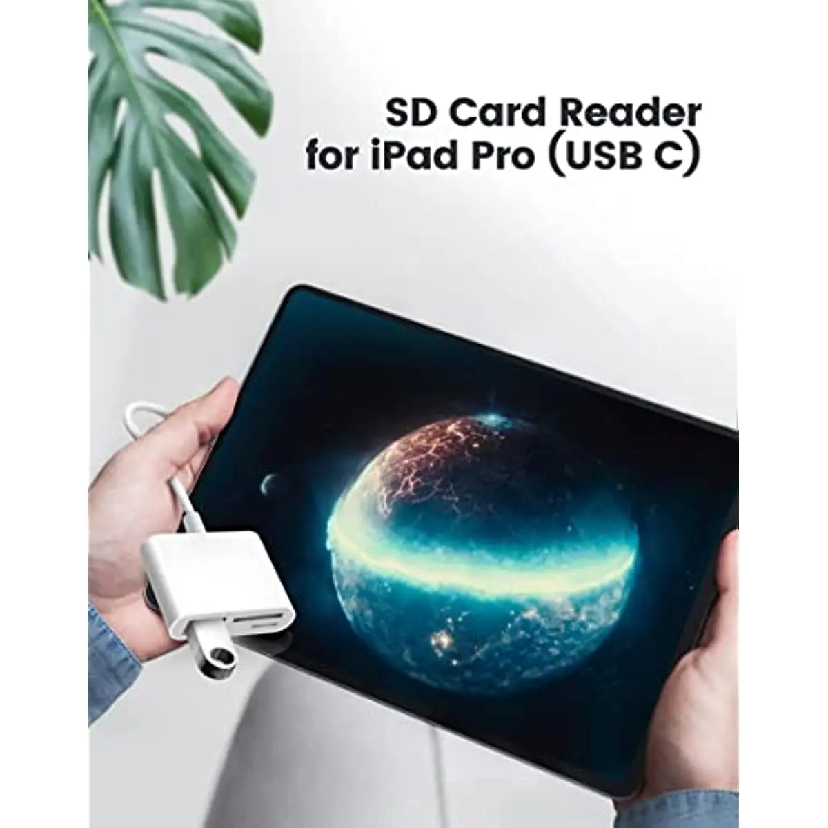 RayCue Lecteur de carte SD USB C vers carte SD pour iPad/Mac