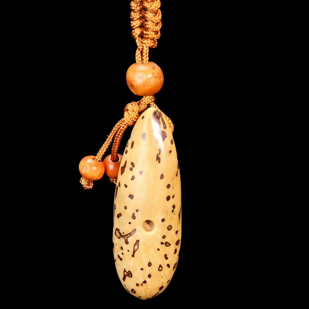 Personality Creative Natural Material Polished Thousand Eyes Bodhi Handlebar Key Chain Pendant DIY Car Pendant School Bag Buckle 4