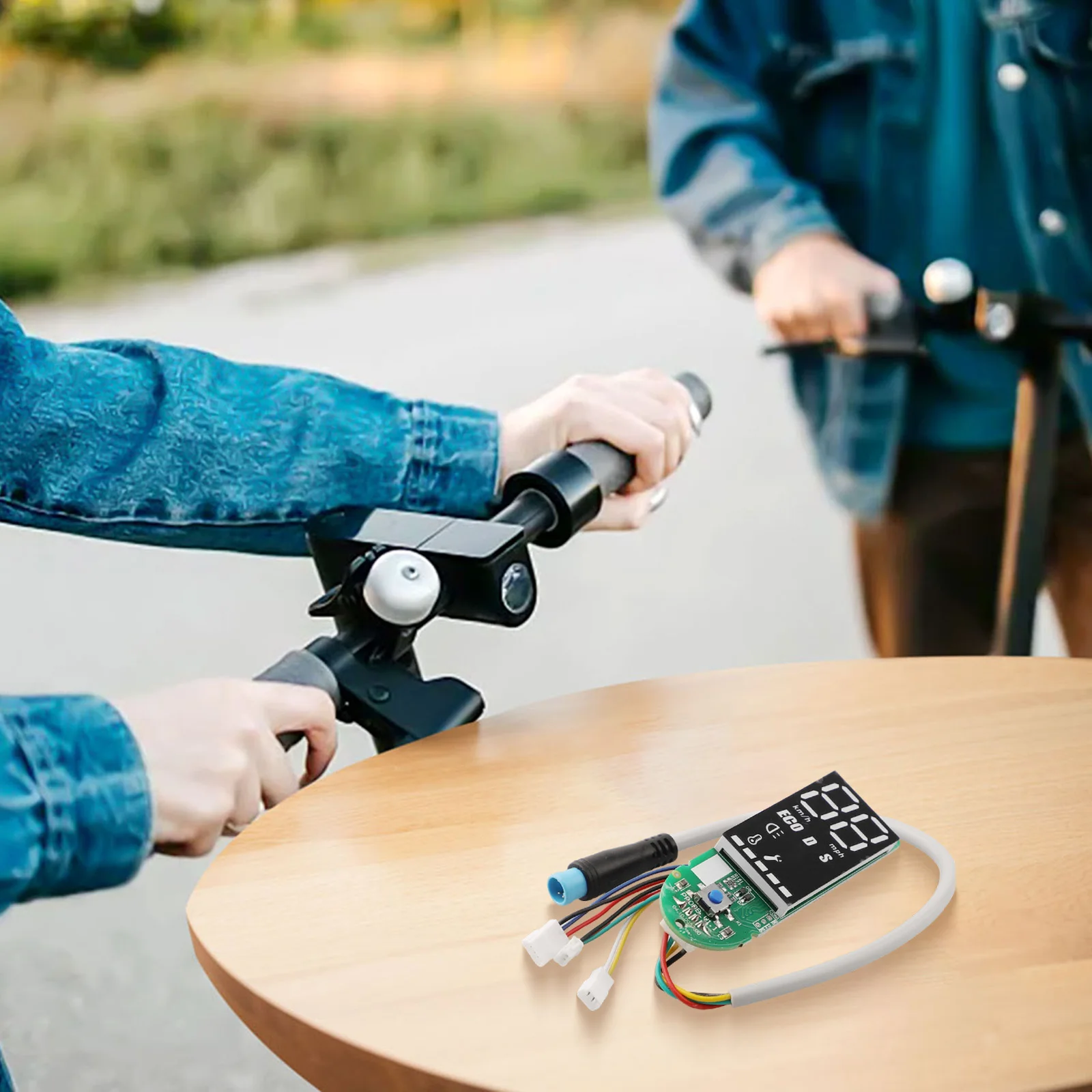 Enhanced Electric Scooter Dashboard Display Circuit Board