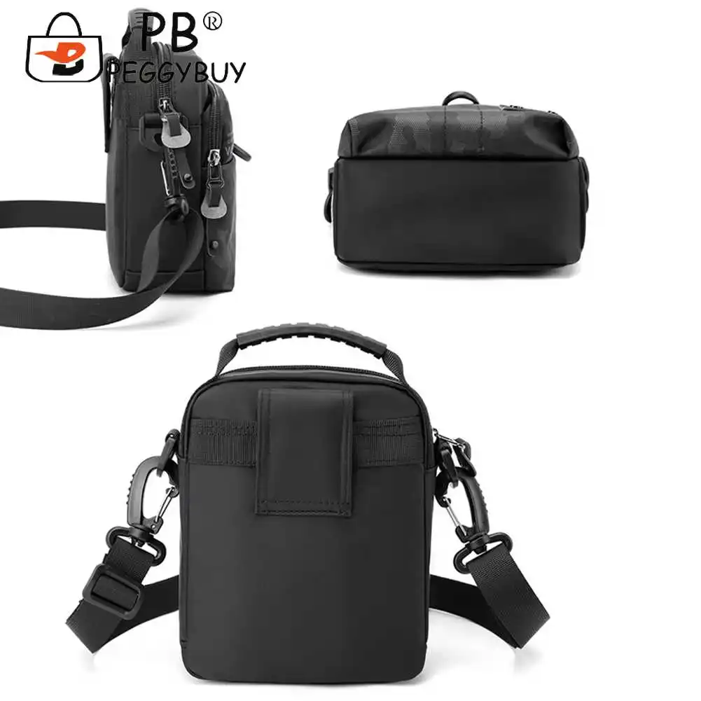 Men's Crossbody Bag, Simple Casual Mini Crossbody Pack Cell Phone