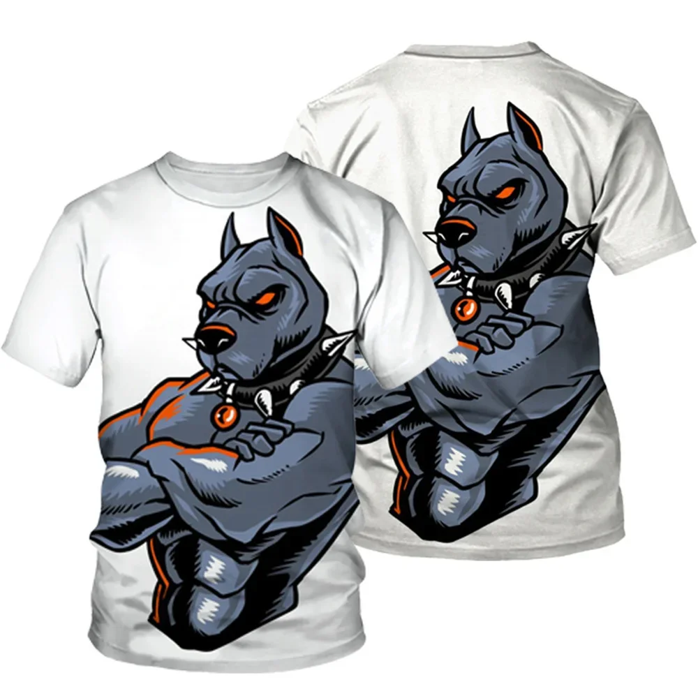 Camiseta con cuello redondo y estampado 3D para hombre, pantalón corto informal de manga corta, jersey de gran tamaño, ropa de calle a la moda para hombre