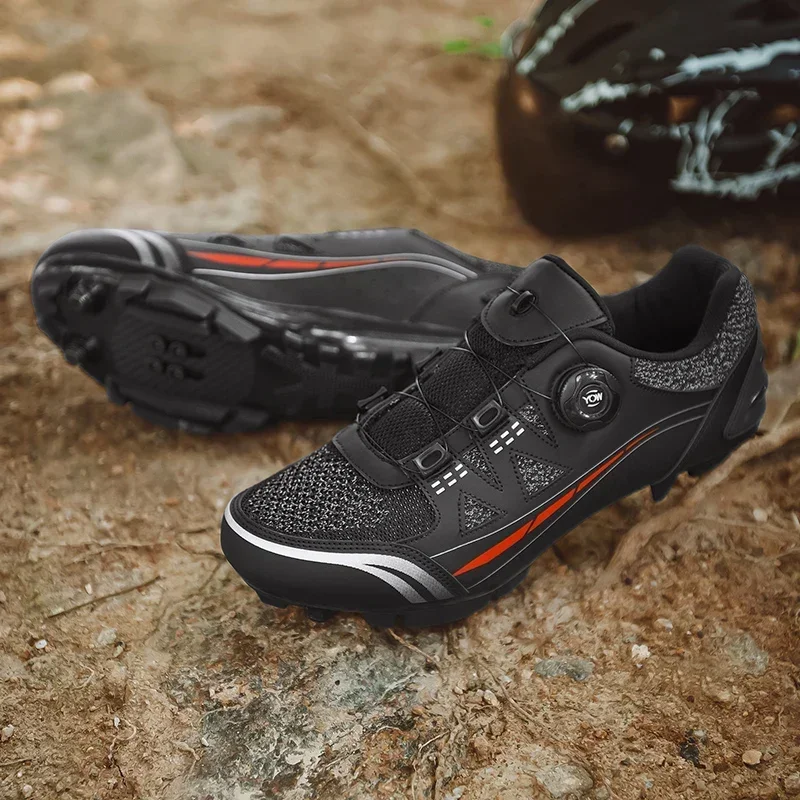Mtb Men Mountain Cycling Shoes Bicycle Outdoor Cycling Sneaker Speed Winter Lock Cleat Shoes Bicycle Trekking Cycling Shoes