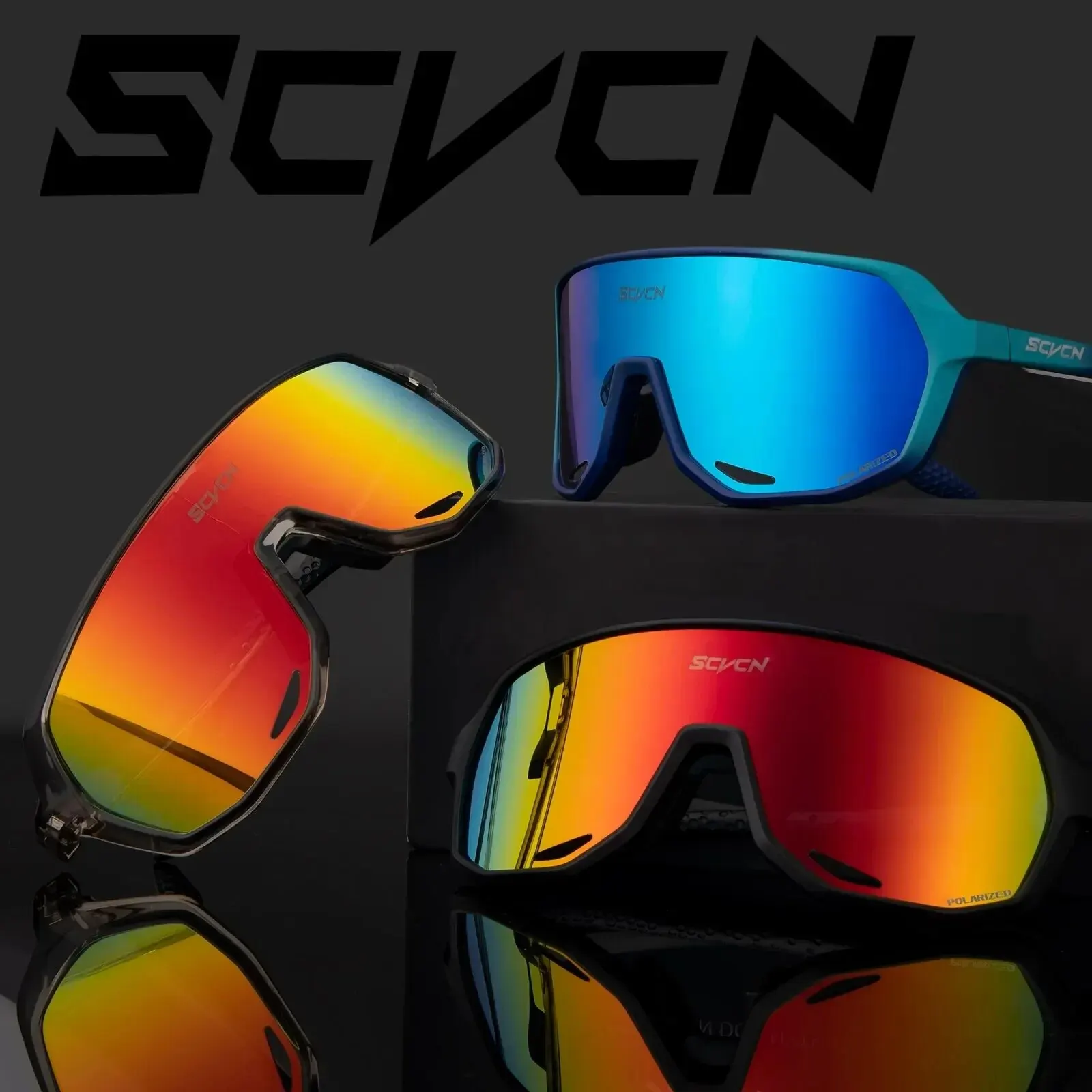 Fishing Sunglasses Square Polarized UV400 For Men Women Driving Golf Running Cycling Glasses Eyewear