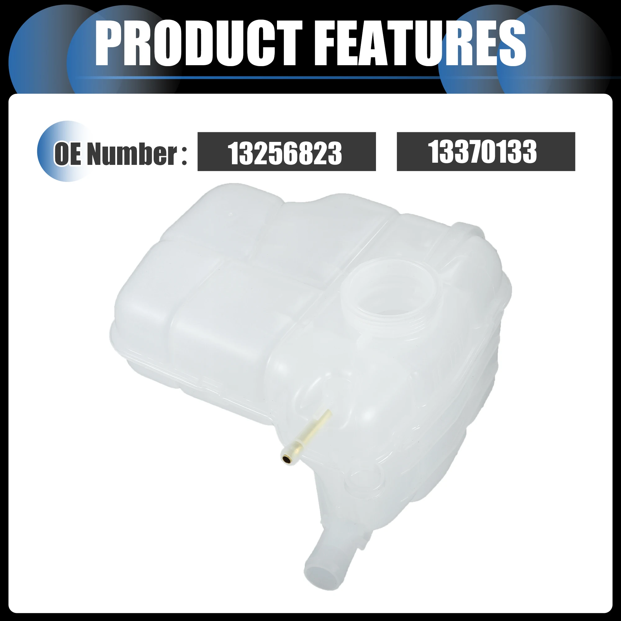 쉐보레 크루즈 2016용 UXCELL 냉각수 확장 오버플로우 탱크 No.13256823/13370133