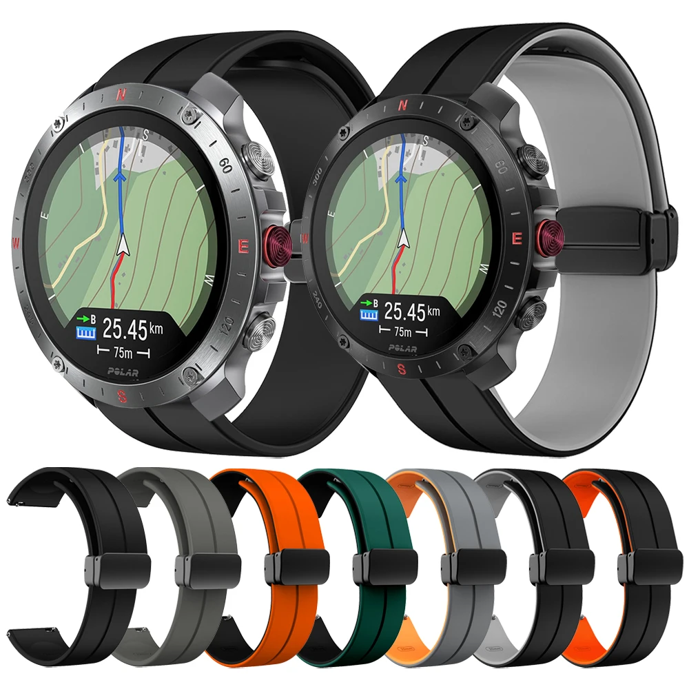 Polar Pacer Pro Siliconen bandje, rood - koop online