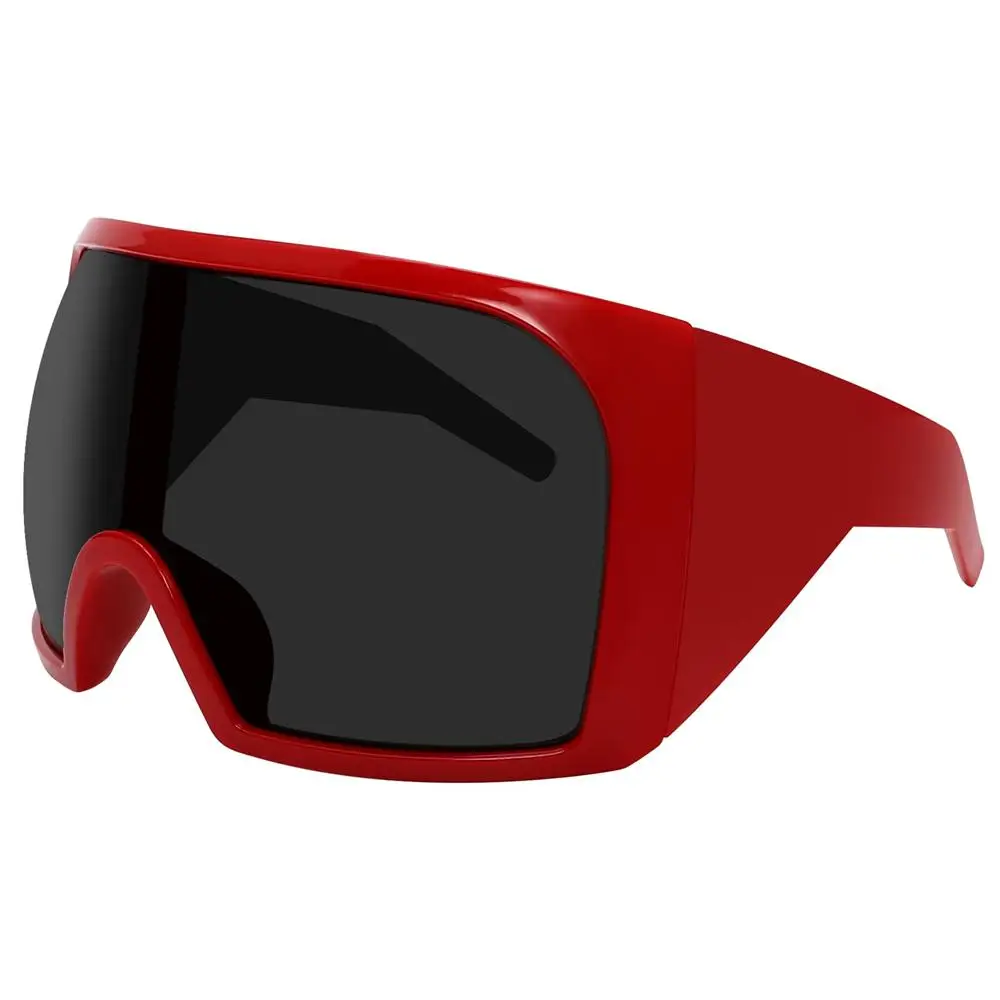 Wrap Around Sunglasses Oversized Y2k Style Men And Women Black_voghion.com