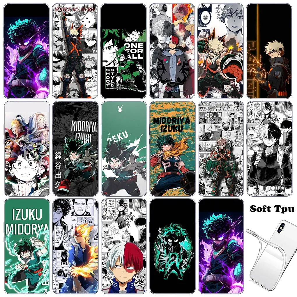 Midoriya Izuku My Hero Academia Soft Phone Cover