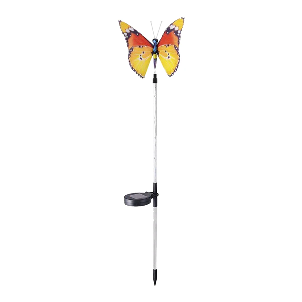 LED Butterfly Garden Stake Lights Solar Powered Path Landscape Lamp