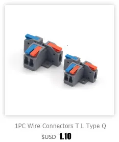 Description Picture 2 of itemWire Connectors 1 2 3 Pin Splitter Led Electric Push in Terminal Blocks Quick Connector Conductor Cable Junction Box 0.5-6mm²