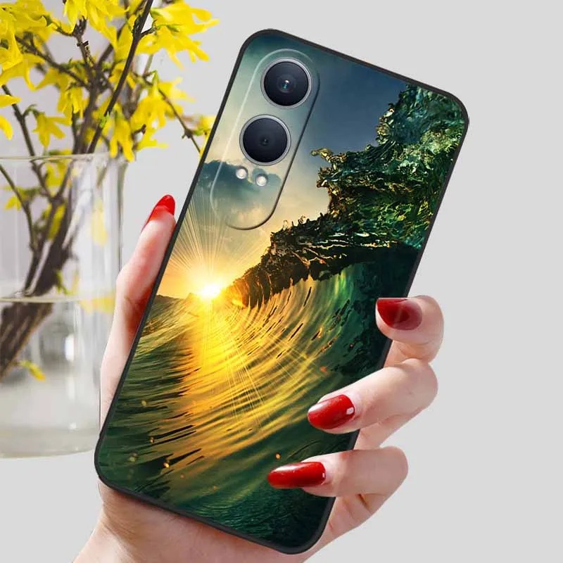 Luxury TPU Soft Silicon Shockproof Phone Case with Cute Cat Design