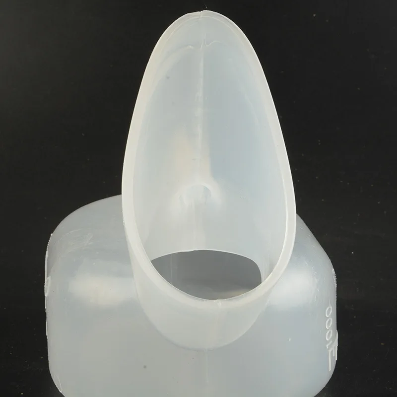 urinal collector Plastic Chamber Pot 1000ml Elderly Medical Women Piss Pot