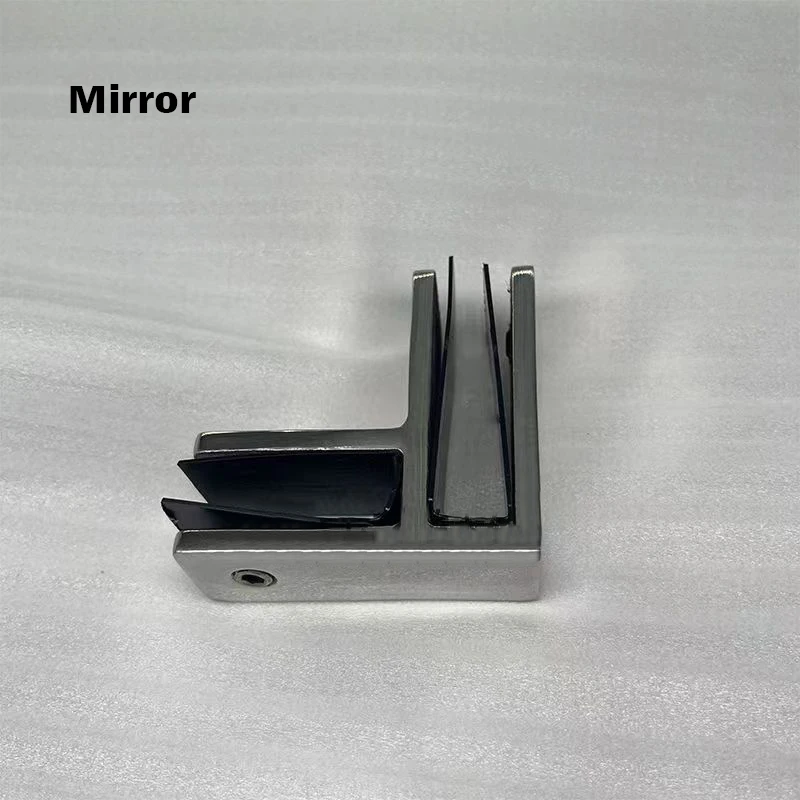 Customize Stainless steel glass clips are used for straightening stairs and guardrail glass to prevent shaking and collision