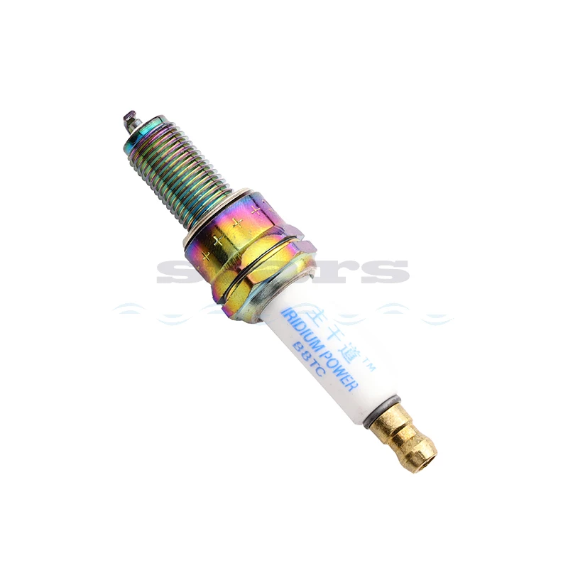 Motorcycle Iridium Spark Plug D8TC Kart High Quality Bright Yellow