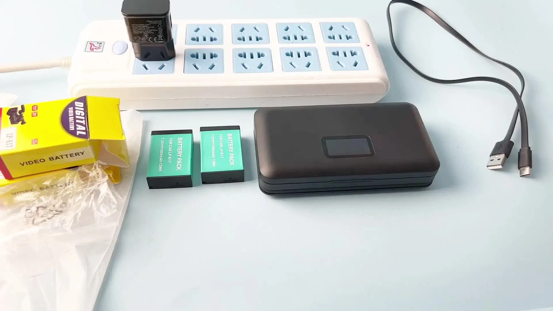 LP-E6 LP-E8 LP-E10 LP-E12 LP-E17 E6 E17 аккумулятор+LCD зарядное устройство чехол для Canon EOS 6D 7D 5D R5 R6