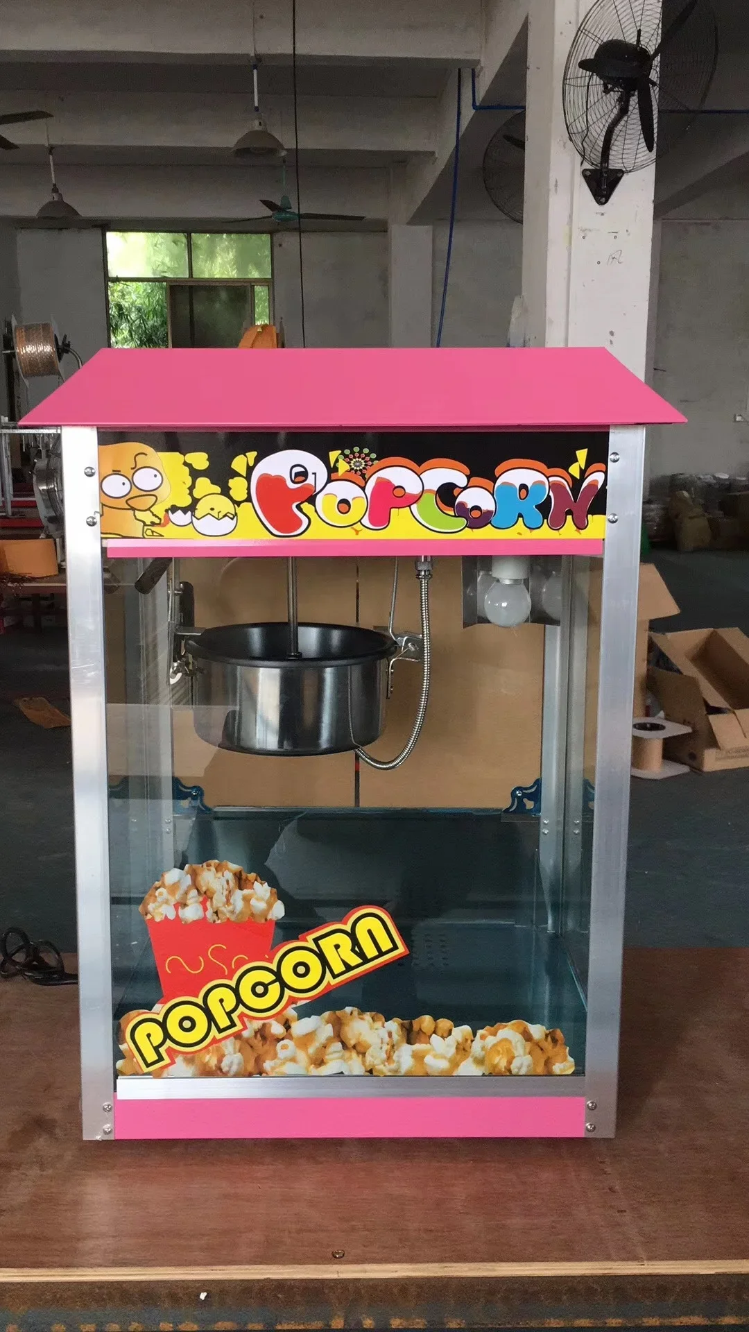 Automatic Sweet Caramel Popcorn Machine Electric Industrial Popcorn Machine for Cinema 5