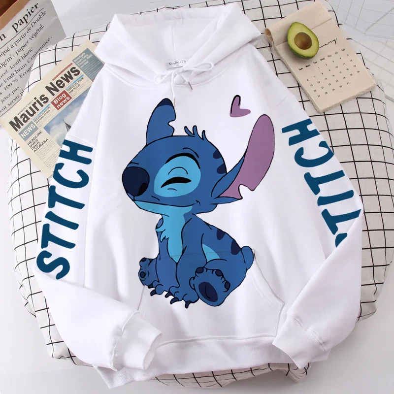 thumbnail image 1 of Sudadera con capucha de Disney para mujer, sudadera de dibujos animados con letras de monstruo y Ángel, jersey bonito Harajuku Unisex con bolsillo, 1 of 5