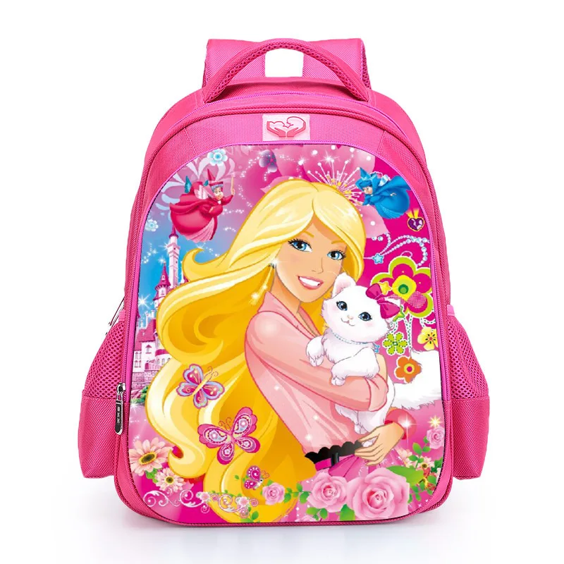 16 Inch Lovely Cartoon Cat Princess School Bags For Girls Children Kids Backpack Schoolbag Mochila Infantil 3