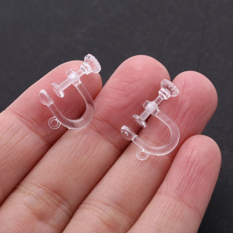 UNNAIER 2/10 Pc Resin screw ear clip Accessories ear cuff Fake ear