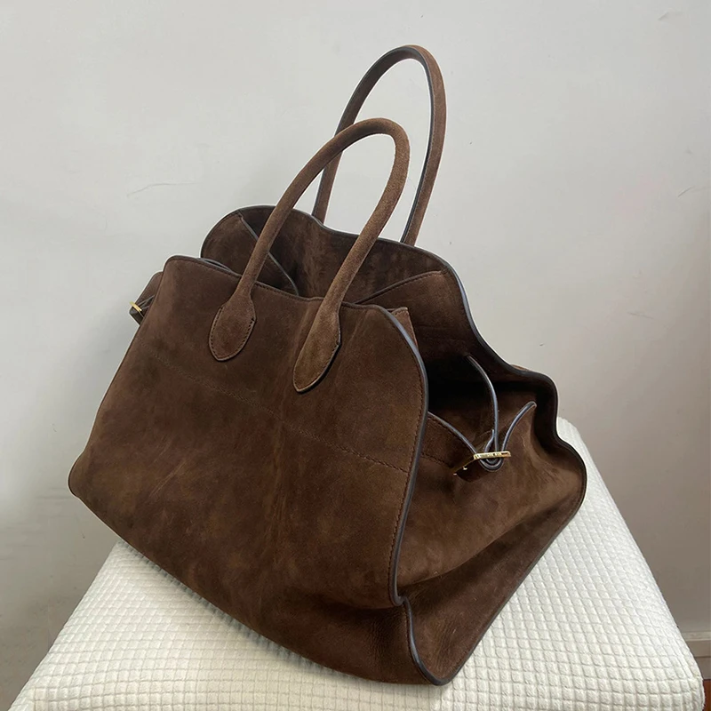 Tote Bag Women's New Autumn and Winter High-end Niche Design Large-capacity Shoulder Bag Retro Commuter Handbag