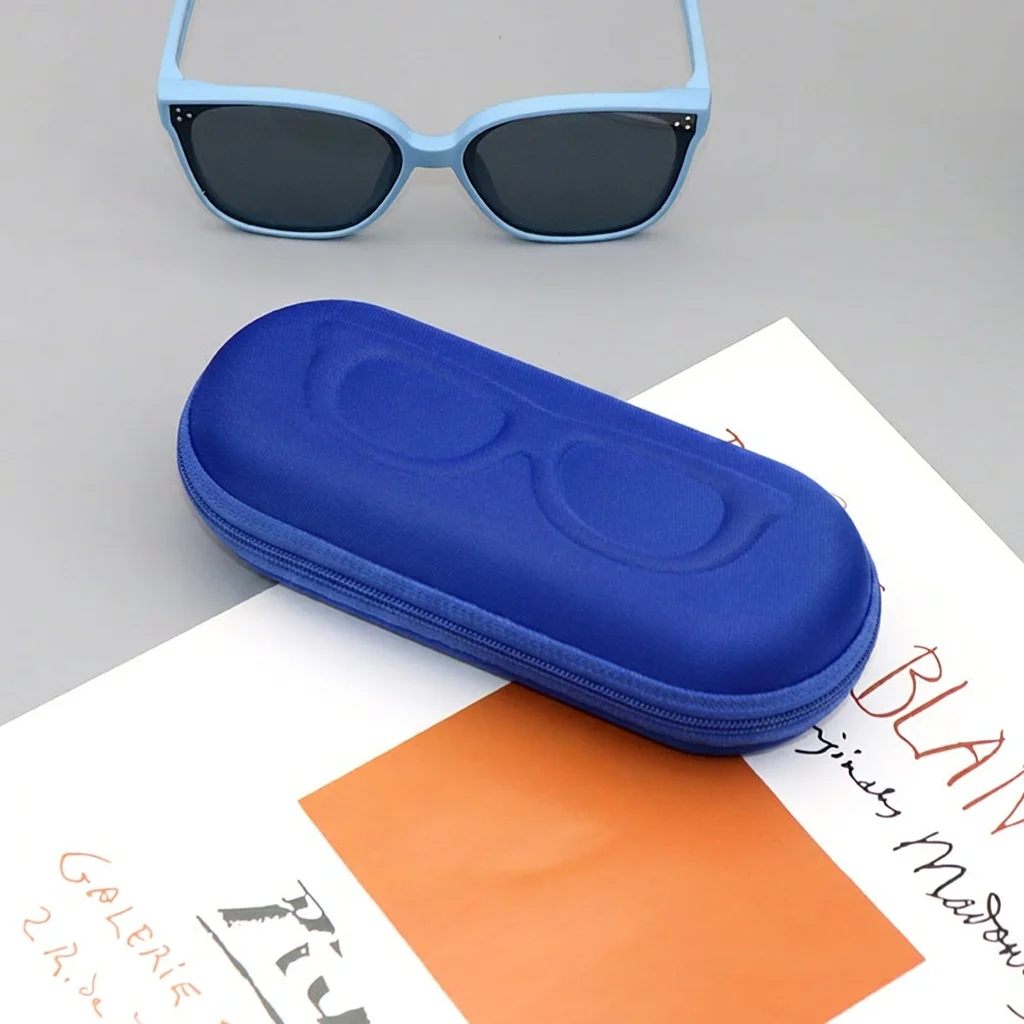 Durable Zipper Eyewear Case: Stylish Hard Glasses Holder for Kids - Perfect for School, Travel, and Daily Use
