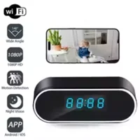 HD 1080P Alarm Clock Mini Camera Remote  Wireless Wifi Control IR Night Vision View DVR Camcorder Home Indoor Monitor Video 5