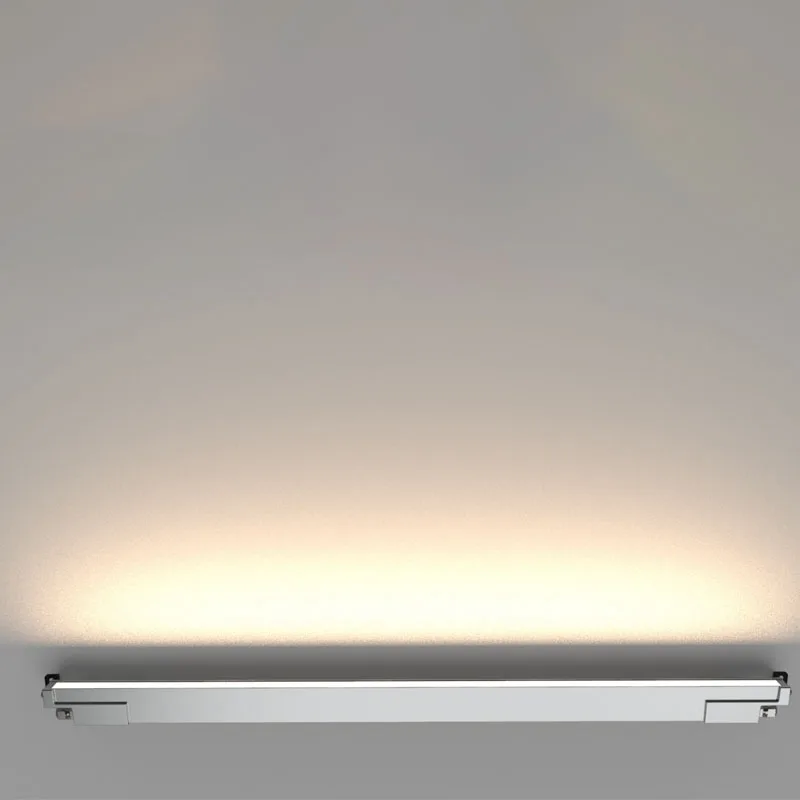 Thin Fixure 20W 3000k Warm White Silver LED Wall Linear Light Exterior