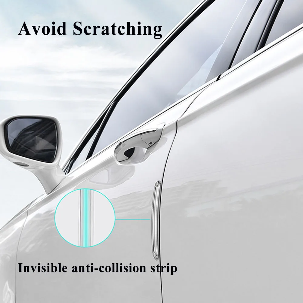 

4PCS Car Sticker Decals Security Protection Scratches Resistant Cover Exterior Parts Car Gadget Accessories Auto Stickers