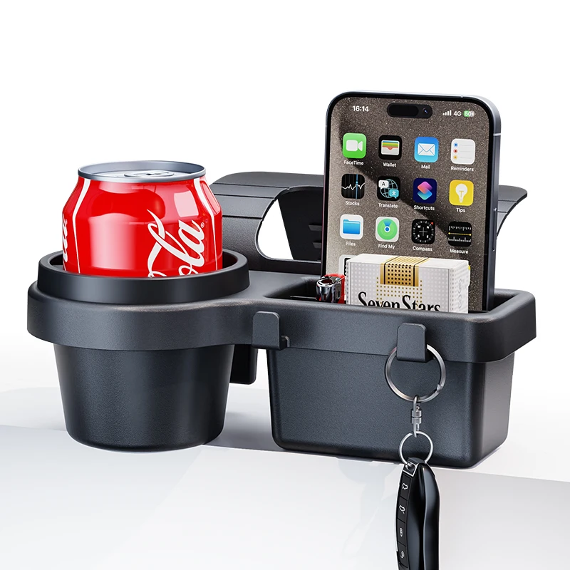 Universal Auto Tasse Halterung Mit Telefon Halter Automotive Trinken Flasche Organizer Auto Auto Fahrzeug Wasser Tasse Halter Stehen – Detail 2