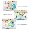 Musical Baby Activity Gym Rack Play Mat Kid Rug Puzzle Mat Carpet Piano Keyboard Infant Playmat Crawling Game Pad Baby Toy Gift 3