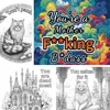 Art Coloring Book 20page Double Pages Gift For Birthday Party Relieve Stress Kill Time Graffiti Painting Drawing Book Original 4