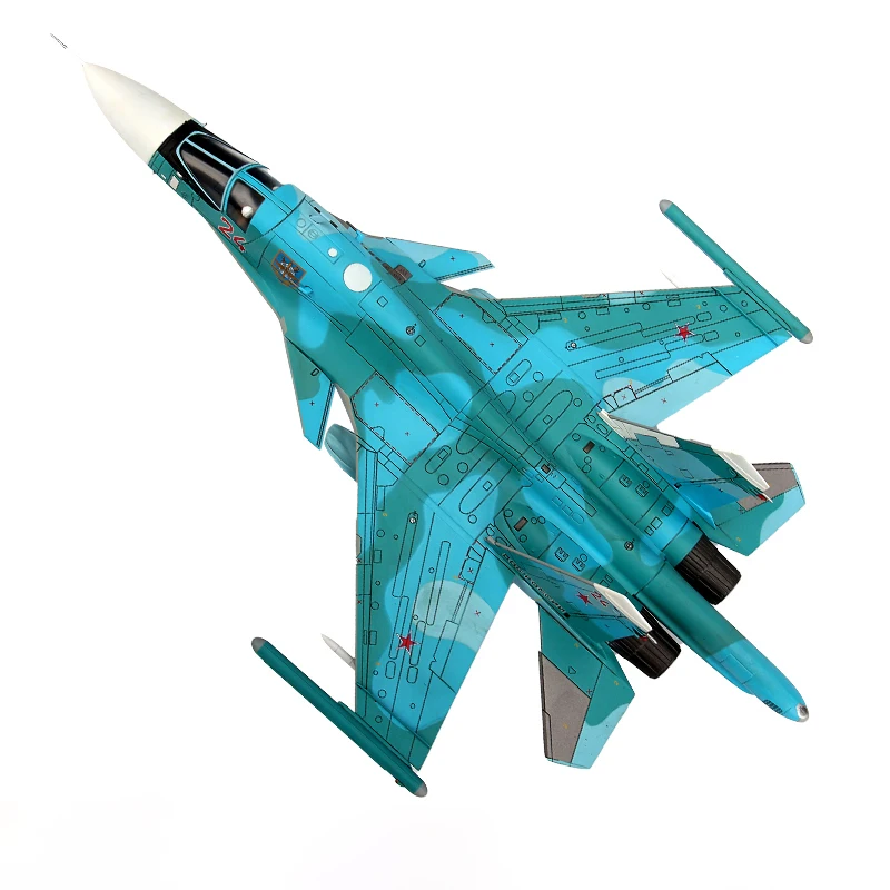 リモートコントロールおもちゃモデル,1:72スケール,兵士,SU-34